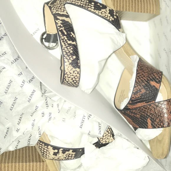 Alfani Snakeskin Heels Size 6.5 - Picture 8 of 9